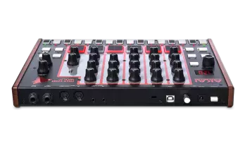 Analog Drum Machine and Bass Synthesizer with 32-step Sequencer