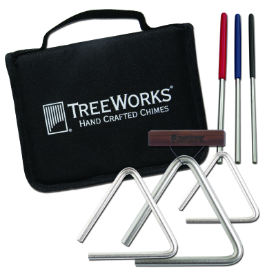 TreeWorks Chimes - Triangle Package 4,5,6 W/beaters
