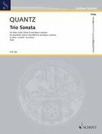 Schott - Sonate en trio en la mineur - Quantz/Ruf - 2 fltes/ basse continue