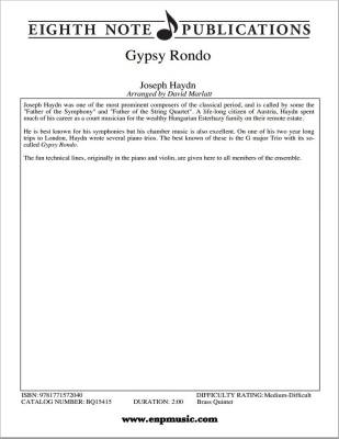 Gypsy Rondo - Haydn/Marlatt - Brass Quintet