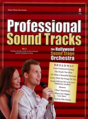 Music Minus One - Professional Sound Tracks - The Hollywood Sound Stage Orchestra Vol. 5: Broadway - Vocal - Book/CD