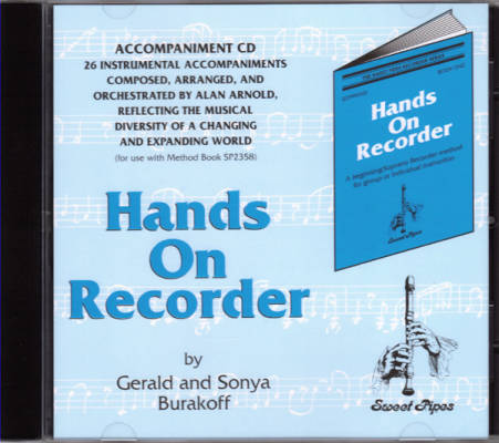 Sweet Pipes - Hands On Recorder, Book 1 - Arnold - Recorder - Accompaniment CD