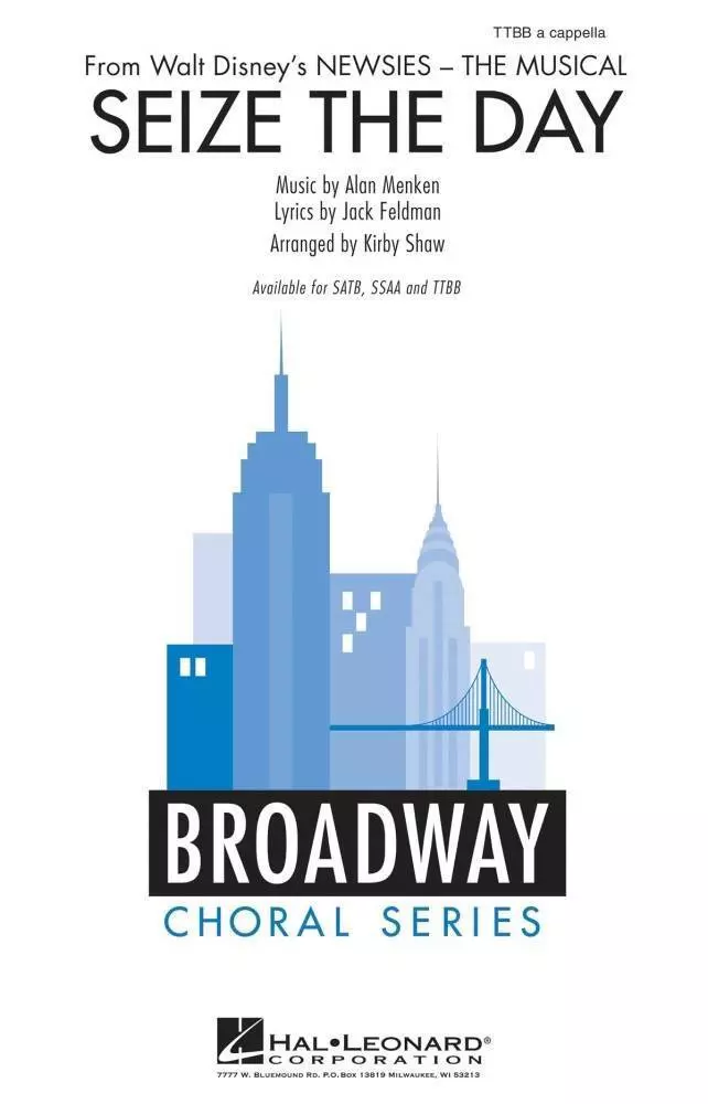 Seize the Day (from Newsies) - Menken/Feldman/Shaw - TTBB