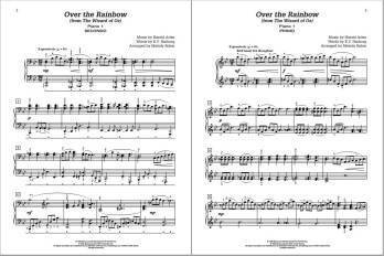 Over The Rainbow - Arlen/Bober - Piano Quartet (2 Pianos, 8 Hands)
