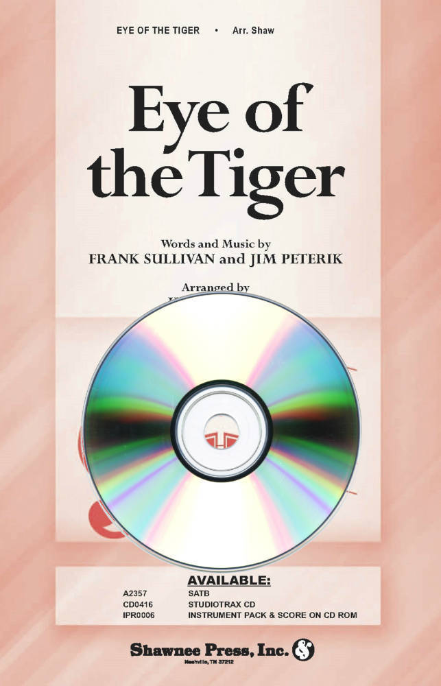 Eye of the Tiger - Sullivan/Peterik/Shaw - Instrumental Pak CD-ROM