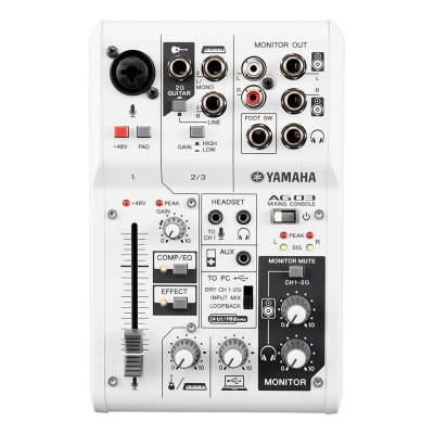 Multi-Purpose 3 Channel USB Mixer and Audio Interface