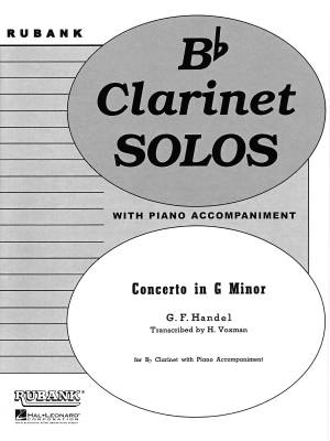 Concerto in G minor - Handel/Voxman -  Bb Clarinet Solo/Piano