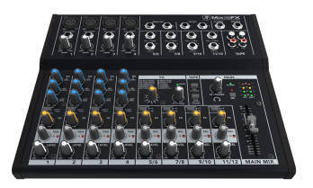 12 Channel Compact Mixer with Effects