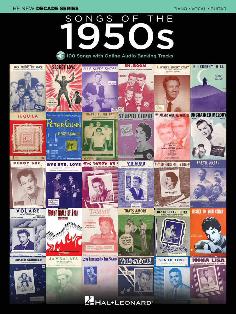 Songs Of The 1950s - Piano/Vocal/Guitar - Book/Online Audio