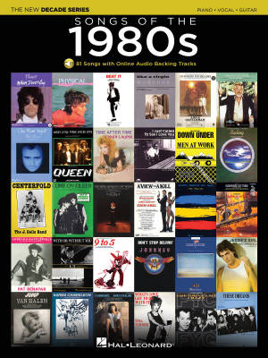 Hal Leonard - Songs Of The 1980s - Piano/Vocal/Guitar - Book/Online Audio