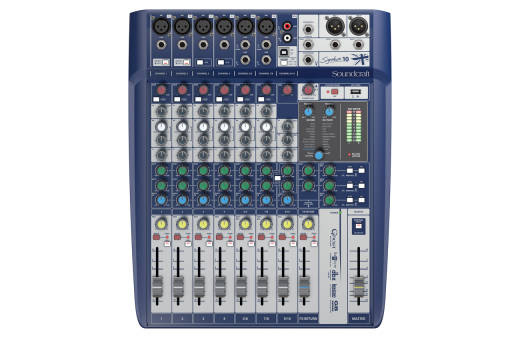 Soundcraft - 10 Channel Analog Mixer with Lexicon Effects and USB
