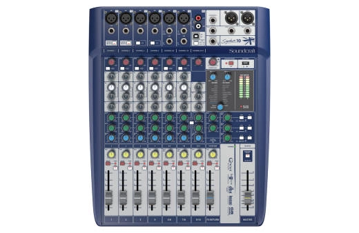 10 Channel Analog Mixer with Lexicon Effects and USB