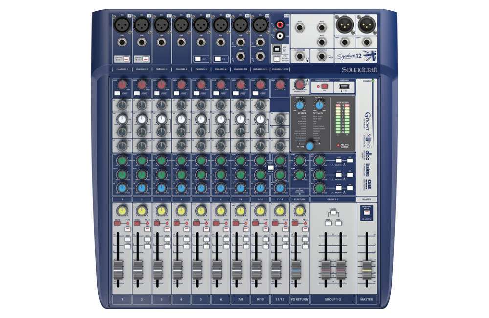 Signature 12 12-Channel Analog Mixer with Lexicon Effects and USB