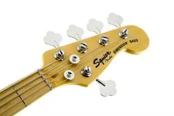 Squier Deluxe Dimension Bass V - Black, Maple
