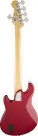 Squier Deluxe Dimension Bass V - Crimson Transparent Red, Maple