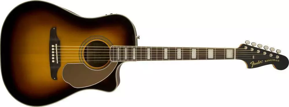 Kingman ASCE - 3-Colour Sunburst, Rosewood with Case