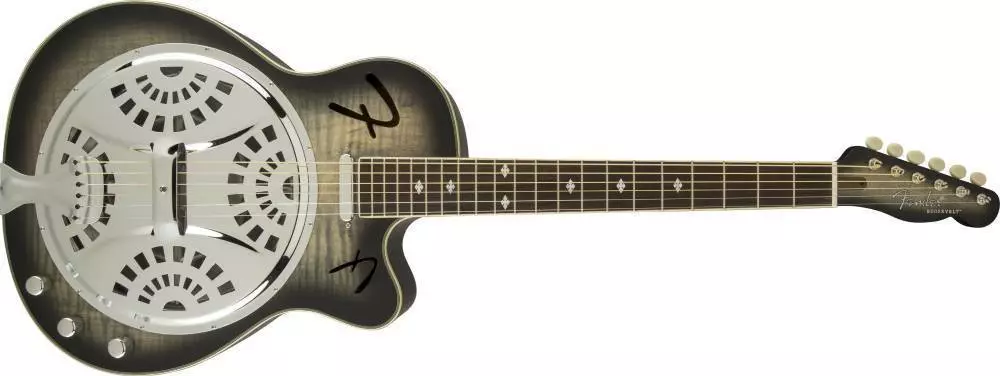 Roosevelt Resonator CE - Moonlight Black Burst, Rosewood