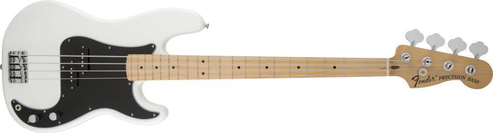 Dee Dee Ramone Precision Bass -  Olympic White, Maple