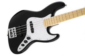 USA Geddy Lee Jazz Bass - Black, Maple