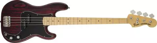 LTD Ed. Sandblasted Precision Bass with Ash Body, Crimson Red, Maple