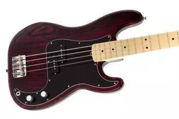 LTD Ed. Sandblasted Precision Bass with Ash Body, Crimson Red, Maple