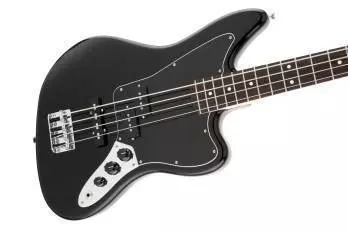 Standard Jaguar Bass - Black, Rosewood