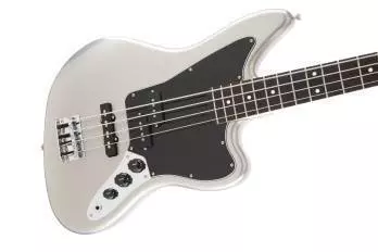 Standard Jaguar Bass - Ghost Silver, Rosewood