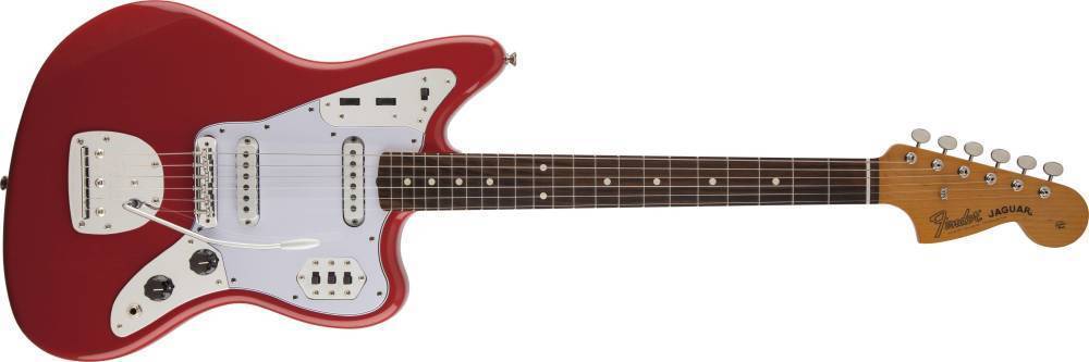 60\'s Jaguar, Fiesta Red Lacquer, Rosewood