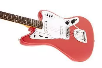 60\'s Jaguar, Fiesta Red Lacquer, Rosewood