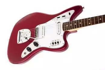 Road Worn 60\'s Jaguar, Candy Apple Red, Rosewood