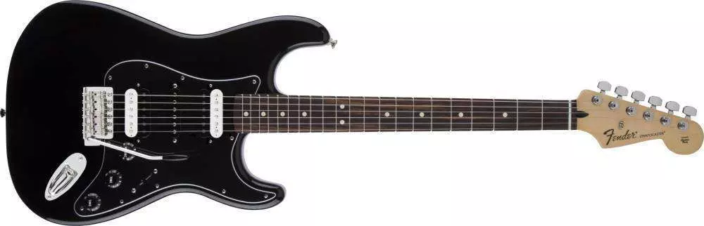 Standard Stratocaster HSH, Black, Rosewood