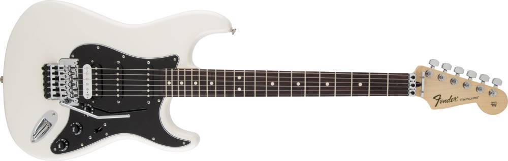 Standard Stratocaster HSS with Floyd Rose, Olympic White, Rosewood