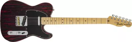 LTD Ed. Sandblasted Telecaster with Ash Body, Crimson Red Transparent, Maple