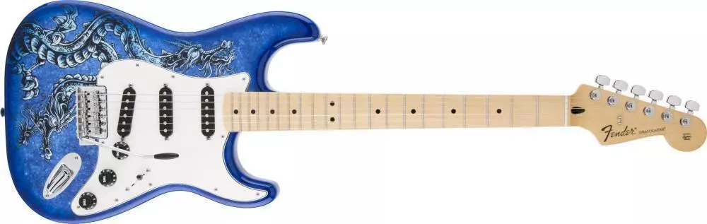 Special Edition David Lozeau Art Stratocaster, Dragon, Maple