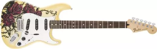 Special Edition David Lozeau Art Stratocaster, Rose Tattoo, Rosewood