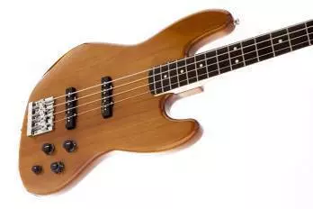 Deluxe Active Jazz Bass Natural Okoume