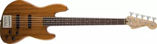 Deluxe Active Jazz Bass 5-String Natural Okoume