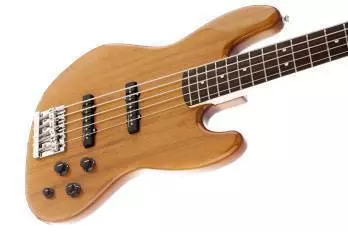 Deluxe Active Jazz Bass 5-String Natural Okoume