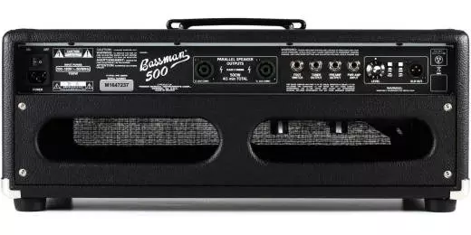 Bassman 500 Head - Black/Silver