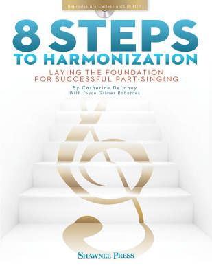 Hal Leonard - 8 Steps To Harmonization - Delanoy - Book/CD-ROM