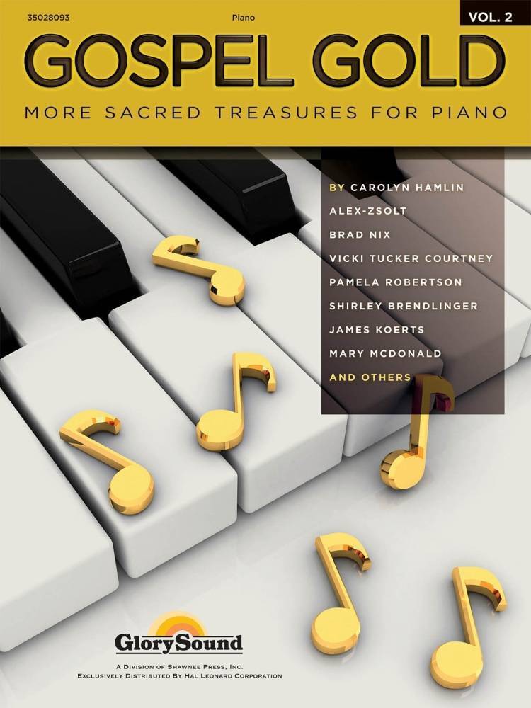 Gospel Gold: More Sacred Treasures for Piano  - Volume 2 - Book