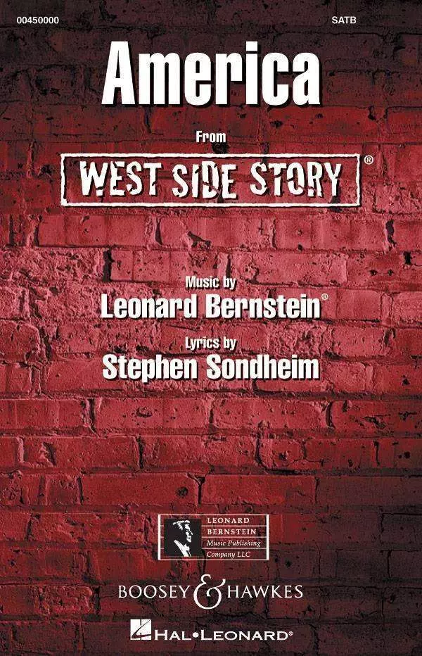 America (from West Side Story) - Sondheim/Bernstein - Stickles - SATB