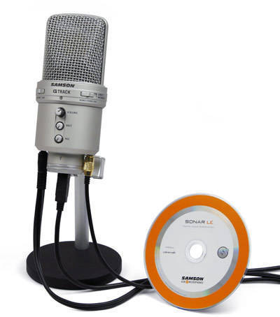 G-Track - USB Condenser Mic with Audio Interface