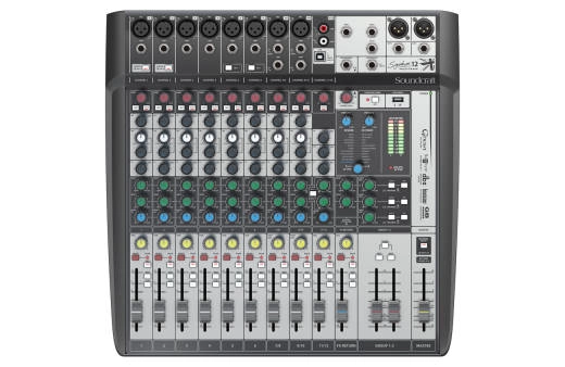 Soundcraft - Signature 12MTK 12 Channel Mixer with 14-in/12-out USB Interface