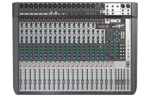 Soundcraft - Signature 22MTK Mixer 22 canaux avec interface USB 24 entres/22 sorties