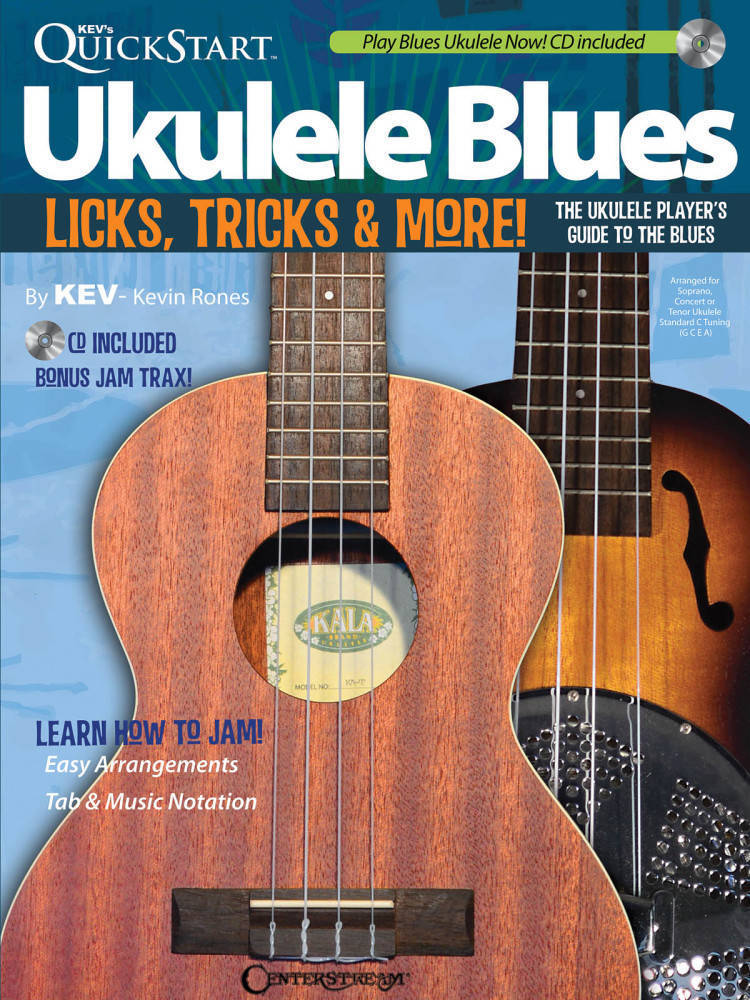 Kev\'s QuickStart Ukulele Blues - Rones - Book/CD