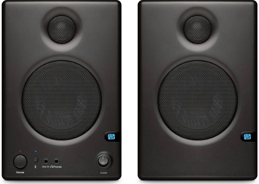 Two-Way 3.5\'\' Powered Speakers with Bluetooth