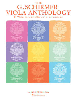 Hal Leonard - The G. Schirmer Viola Anthology - Viola And Piano - Book