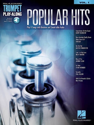 Hal Leonard - Popular Hits: Trumpet Play-Along Volume 1 - Book/Audio Online