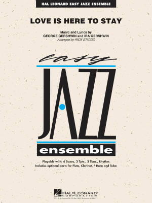 Hal Leonard - Love Is Here to Stay - Gershwin/Stitzel - Jazz Ensemble - Gr. 3